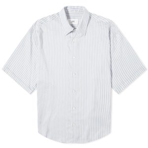 AMI Paris Boxy Short Sleeve Stripe Shirt