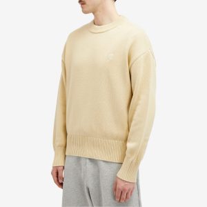 AMI Paris Tonal Heart Crew Neck Jumper