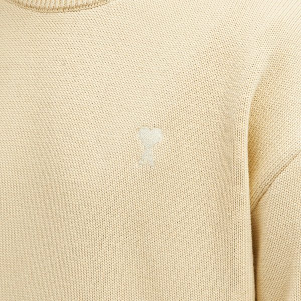 AMI Paris Tonal Heart Crew Neck Jumper