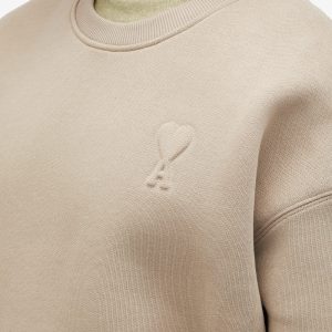 AMI Paris Embossed Heart Crew Sweatshirt