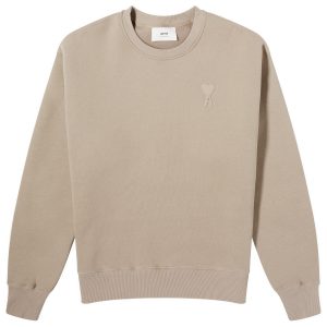 AMI Paris Embossed Heart Crew Sweatshirt