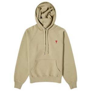 AMI Paris Small A Heart Popover Hoodie