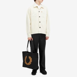 Fred Perry Laurel Wreath Canvas Tote Bag