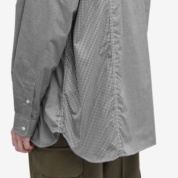 Comme des Garçons Homme Gingham Patchwork Shirt