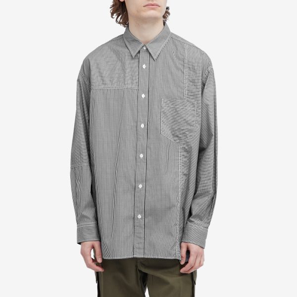 Comme des Garçons Homme Gingham Patchwork Shirt