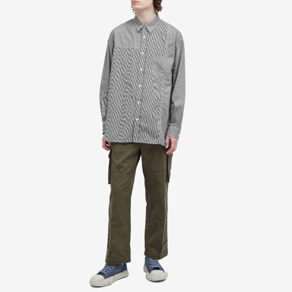 Comme des Garçons Homme Gingham Patchwork Shirt