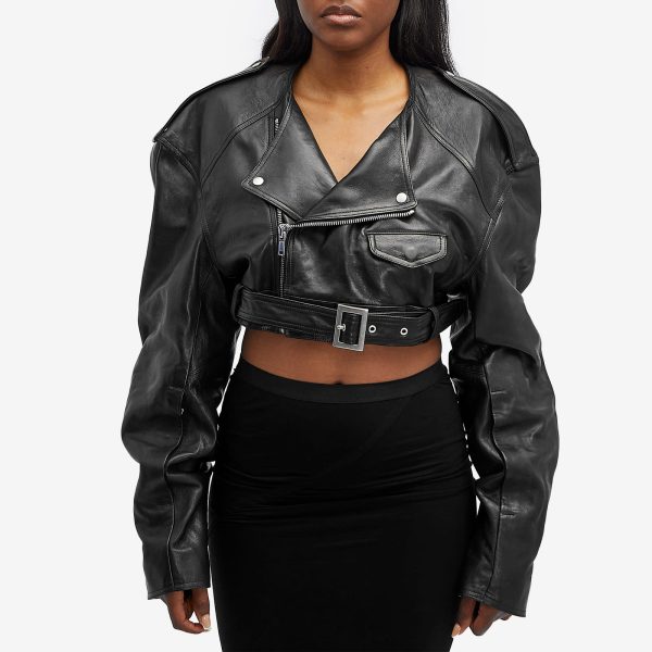 Rick Owens Biker Leather Jacket