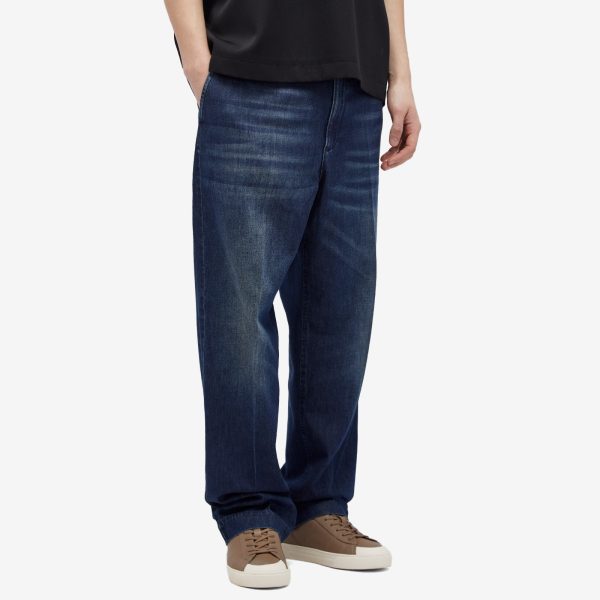 Valentino Straight Leg Denim Jean