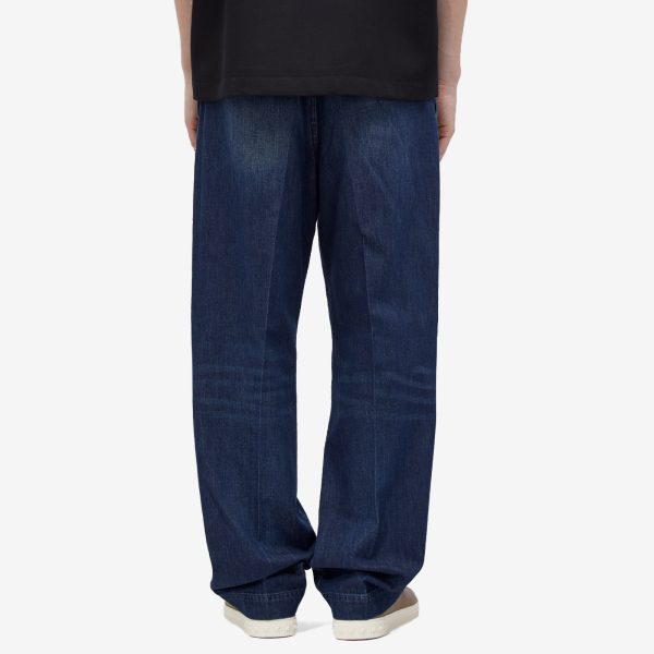 Valentino Straight Leg Denim Jean