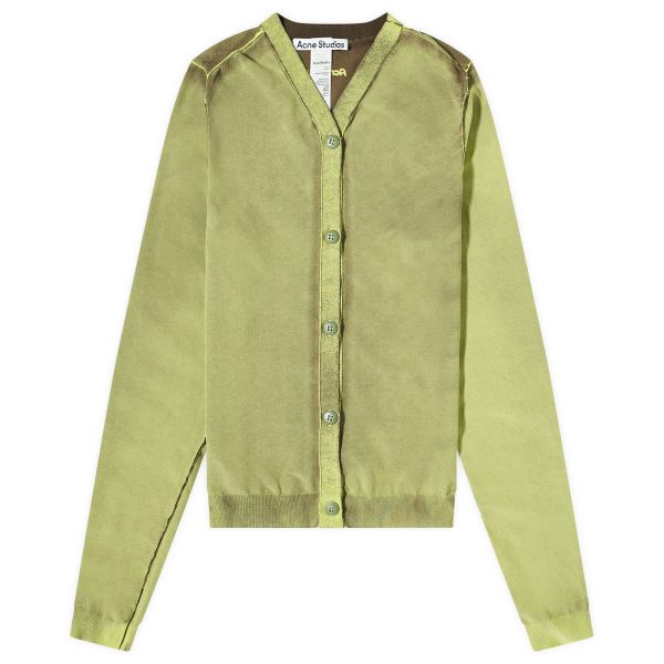 Acne Studios Open Button Fitted Cardigan