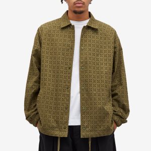 Merely Made Floral Cutwork Coach Jacket