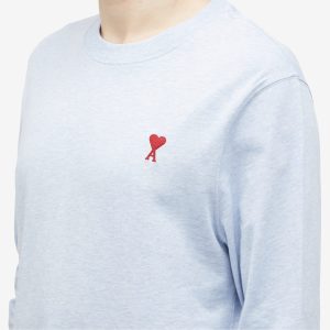 AMI Paris Long Sleeve Small A Heart T-Shirt