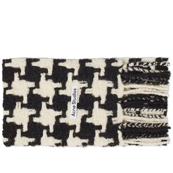 Acne Studios Vadik Houndstooth Scarf