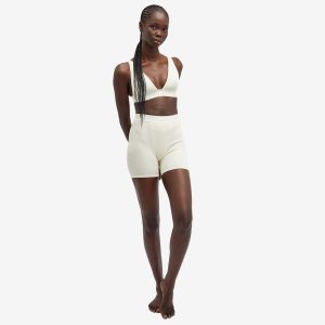 SKIMS Cotton Rib Plunge Bralette