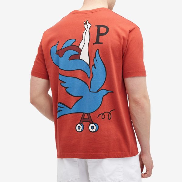 By Parra Wheeled Bird T-Shirt