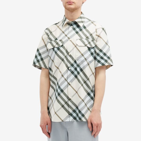 Burberry Short Sleeve Check Shirt