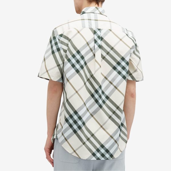 Burberry Short Sleeve Check Shirt