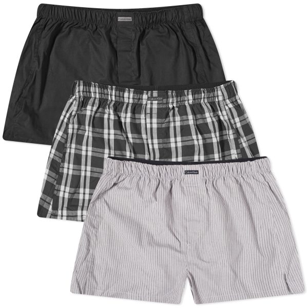 CK Underwear Woven Boxer - 3 Pack