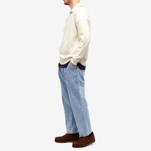 Uniform Bridge Wide One Tuck Denim Pants