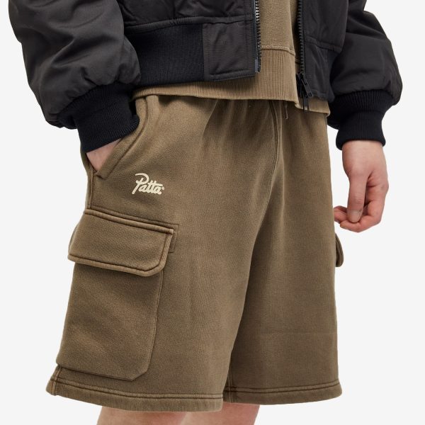 Patta Basic Washed Cargo Sweat Shorts