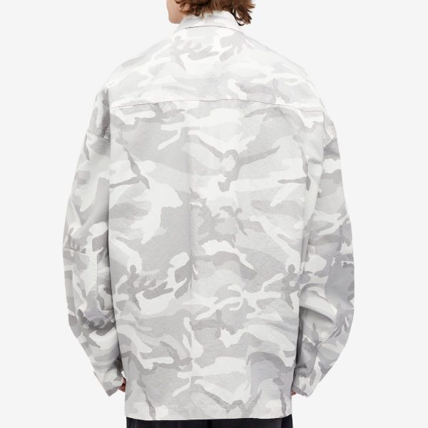 Balenciaga Camo Cargo Shirt Jacket