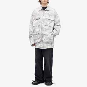 Balenciaga Camo Cargo Shirt Jacket