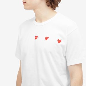 Comme des Garçons Play 3 Heart T-Shirt