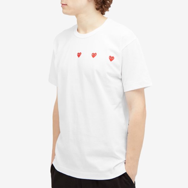 Comme des Garçons Play 3 Heart T-Shirt