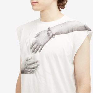 MM6 Maison Margiela Hand Print Sleeveless T-Shirt