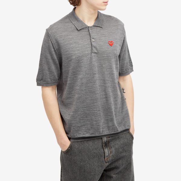 Comme des Garçons Play Knit Polo