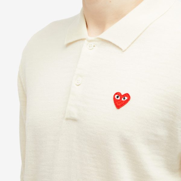 Comme des Garçons Play Knit Polo