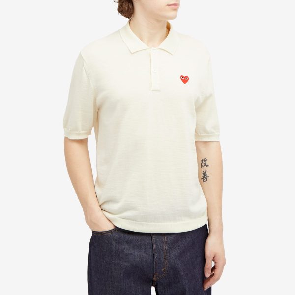 Comme des Garçons Play Knit Polo