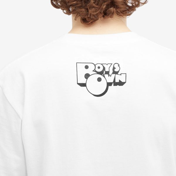 Boys Own Dancefloor Front Print With Clockwork Logo Back T-S