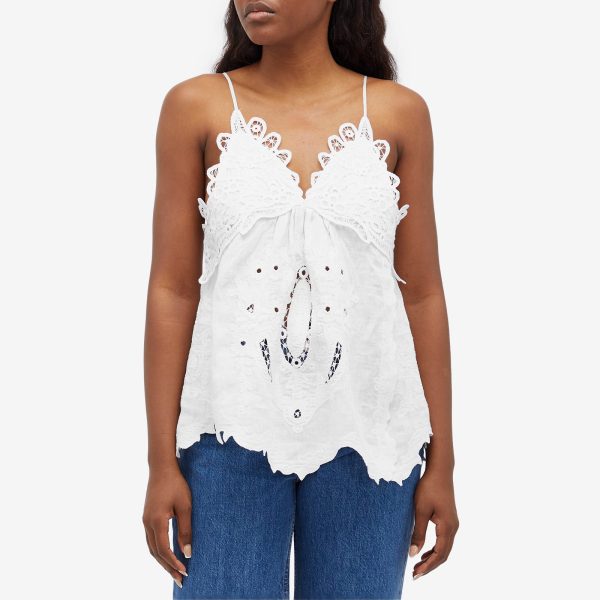 Isabel Marant Victoria Embroiderd Vest Top