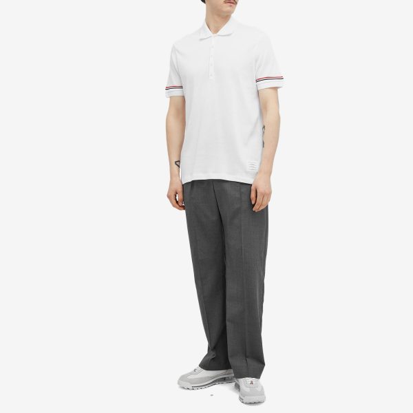 Thom Browne Lightweight Textured Cotton Polo