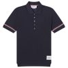 Thom Browne Lightweight Textured Cotton Polo