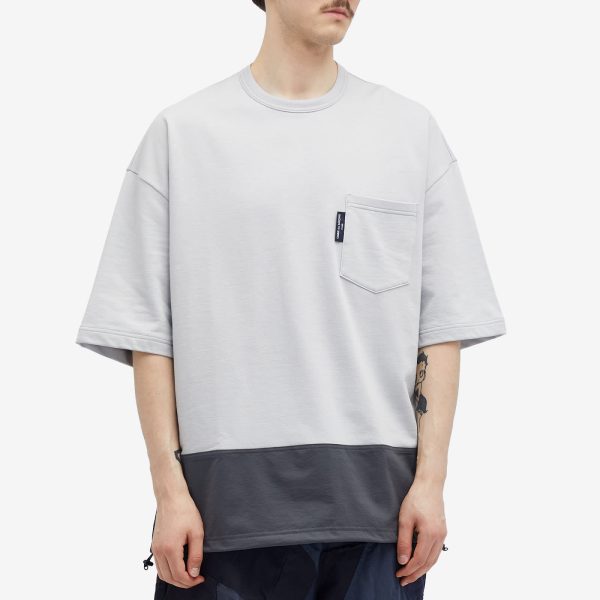 Comme des Garçons Homme Heavyweight Panelled Drawstring Pock