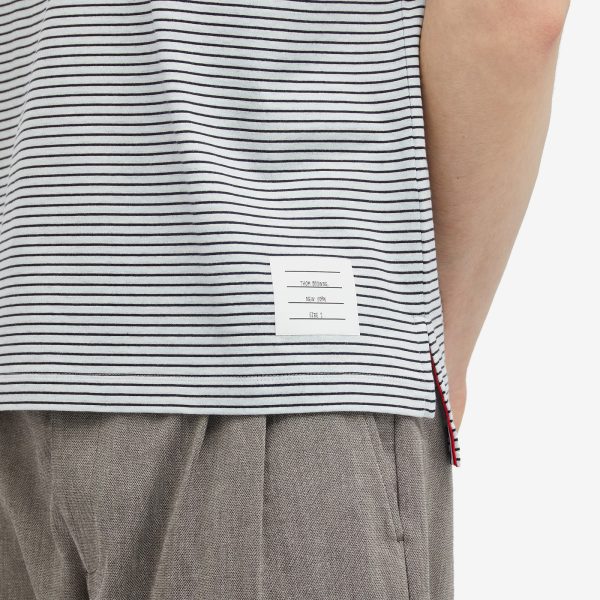 Thom Browne Oversized Pocket Stripe T-Shirt