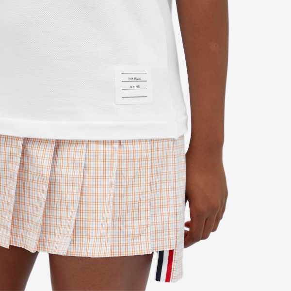 Thom Browne Mini Pleated Polo Dress