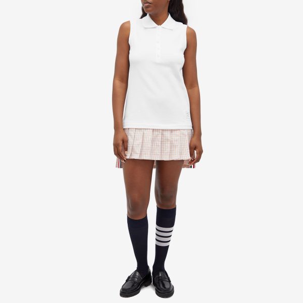 Thom Browne Mini Pleated Polo Dress