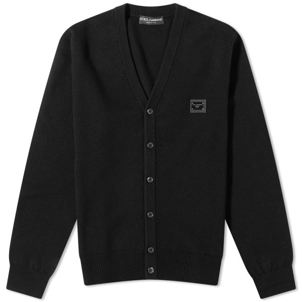 Dolce & Gabbana Plate Knitted Cardigan