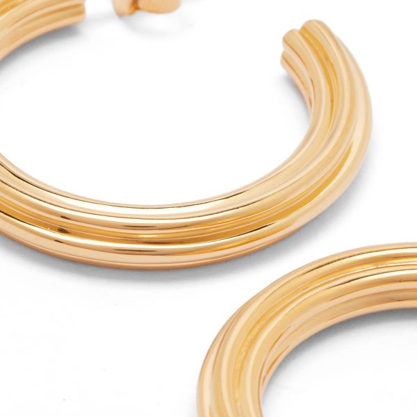 Missoma Ridge Large Hoop Earrings