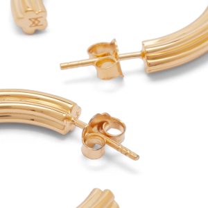 Missoma Ridge Large Hoop Earrings