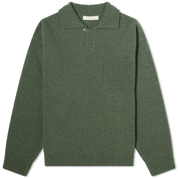 FrizmWORKS Collar Knit Pullover Sweater