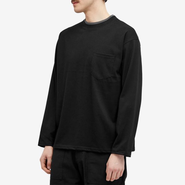 FrizmWORKS Double Neck Longsleeve Pocket T-shirt