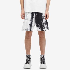 Alexander McQueen Fold Print Sweat Shorts