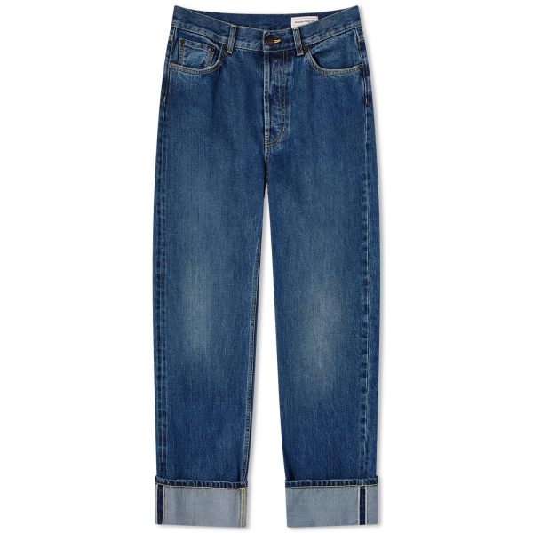 Alexander McQueen Turn Up Jeans