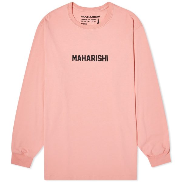 Maharishi Long Sleeve Woodblock Dragon T-Shirt