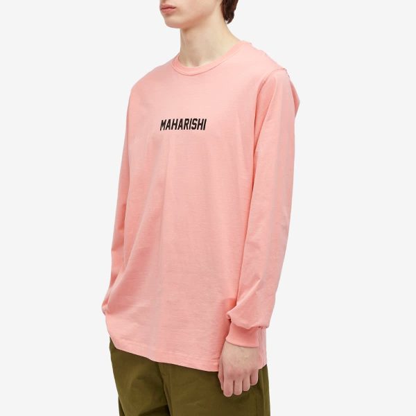 Maharishi Long Sleeve Woodblock Dragon T-Shirt