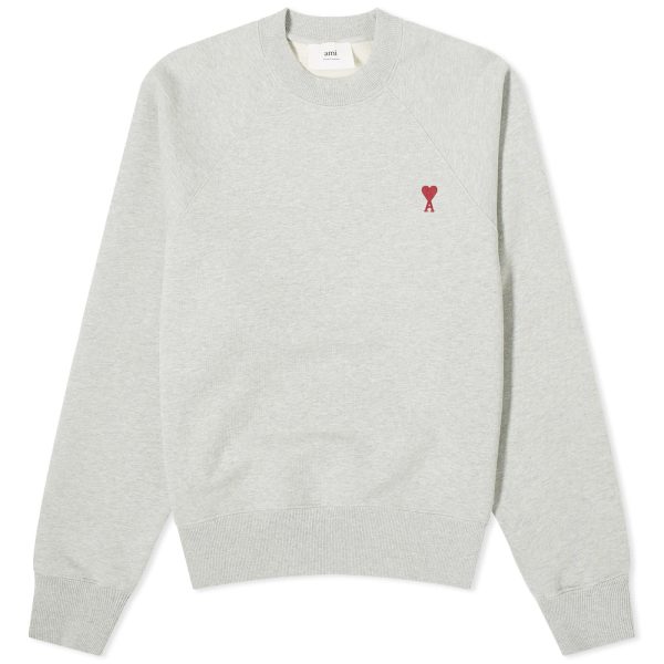 AMI Paris Red Small Ami De Coeur Sweatshirt